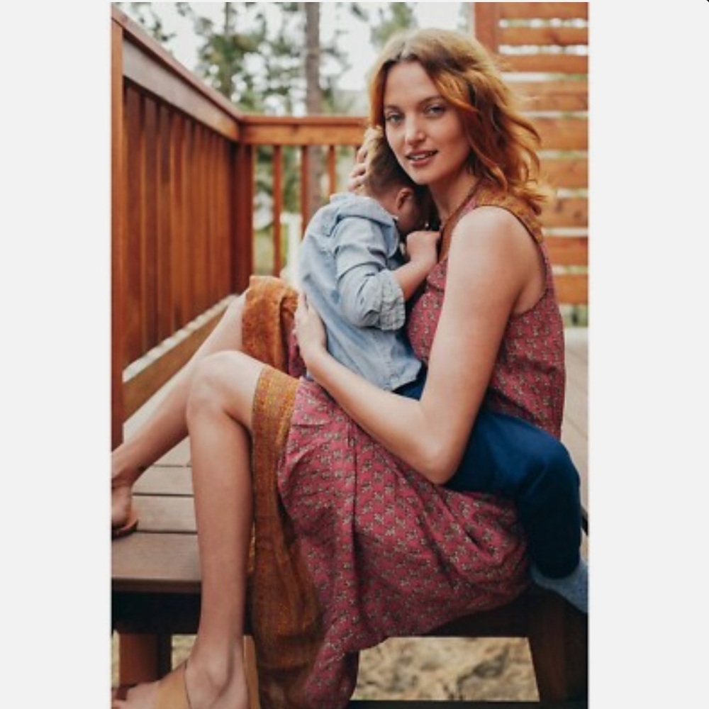Othilia Anthropologie Amalia Midi Dress